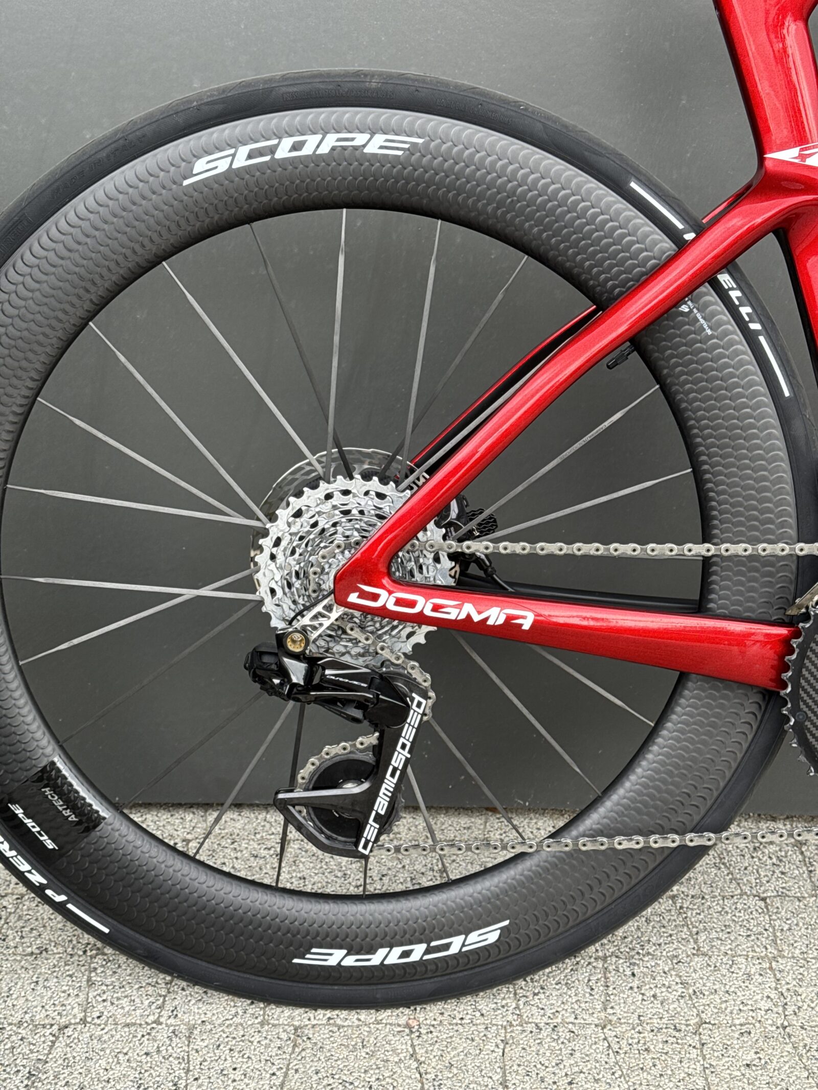 Pinarello Dogma F Starry Red 540 | Custom Test Bike - Image 3