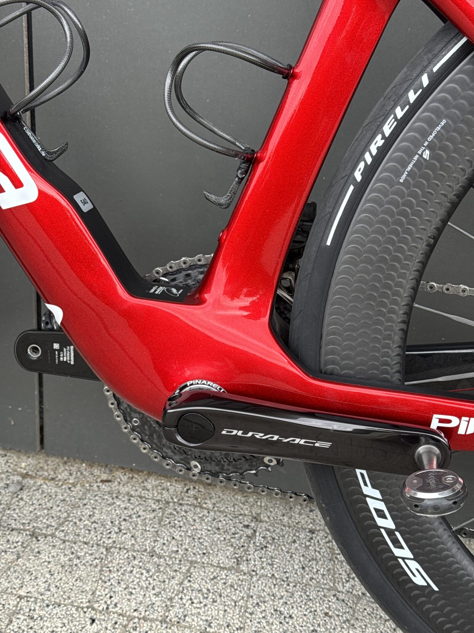 Pinarello Dogma F Starry Red 540 | Custom Test Bike - Image 13