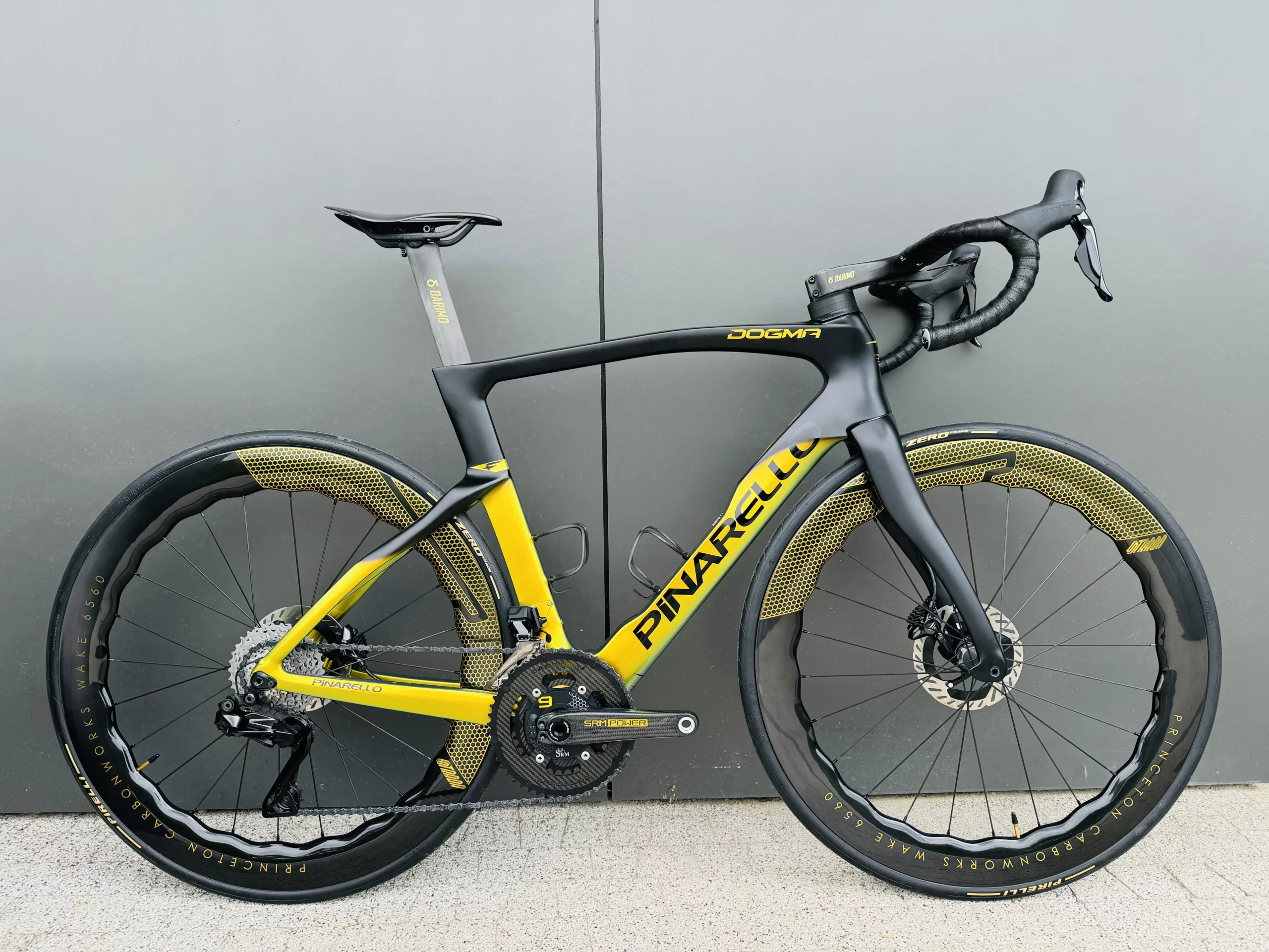 Pinarello Dogma F MyWay | Princeton Wake 6560 | Dura Ace Di2 | SRM X THM | Carbon Ti | Alplitude