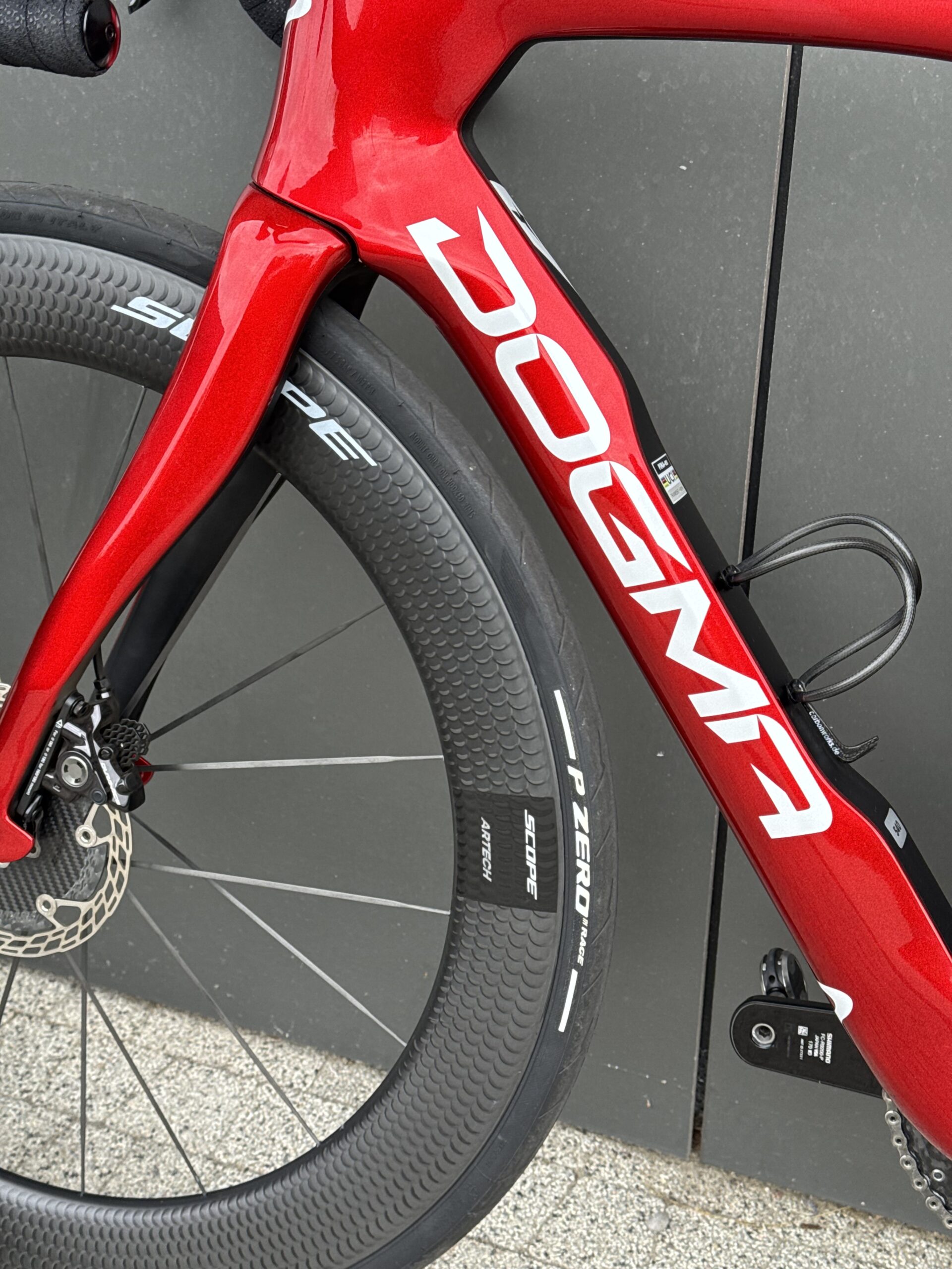 Pinarello Dogma F Starry Red 540 | Custom Test Bike - obrazek 9