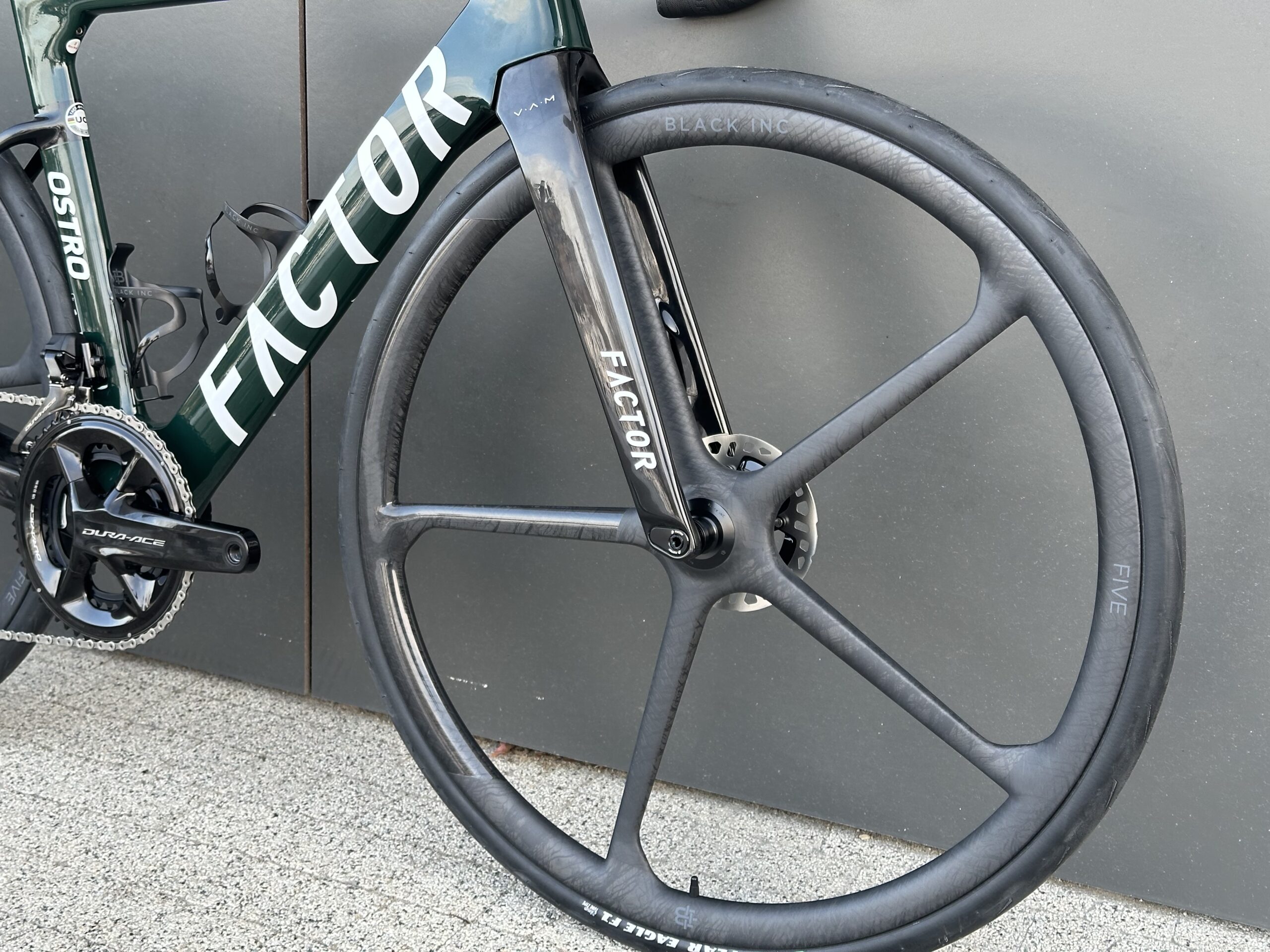 FACTOR OSTRO V.A.M RACING GREEN 52 BLACK INC FIVE DURA ACE DI2 - obrazek 7