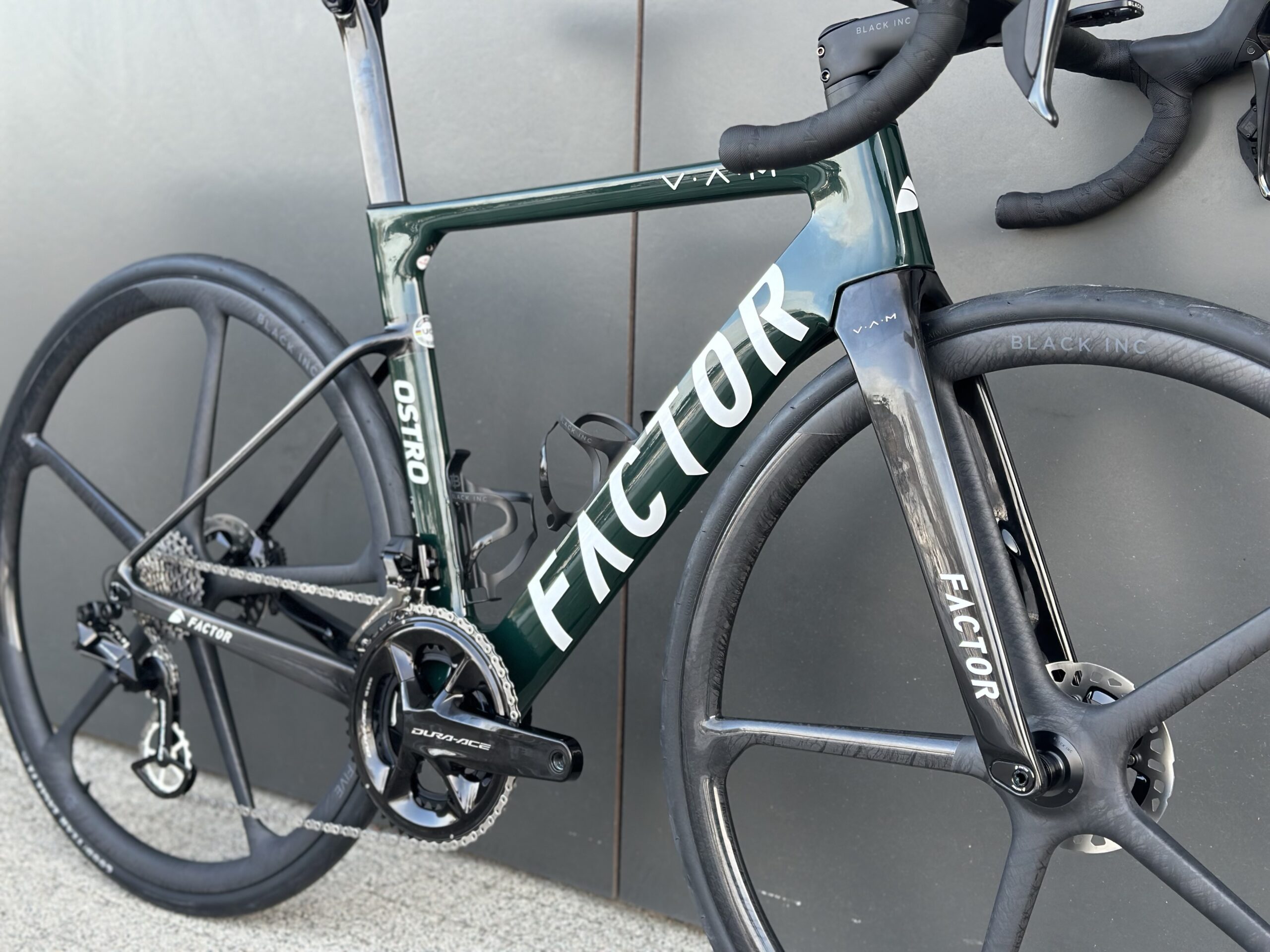 FACTOR OSTRO V.A.M RACING GREEN 52 BLACK INC FIVE DURA ACE DI2 - obrazek 6