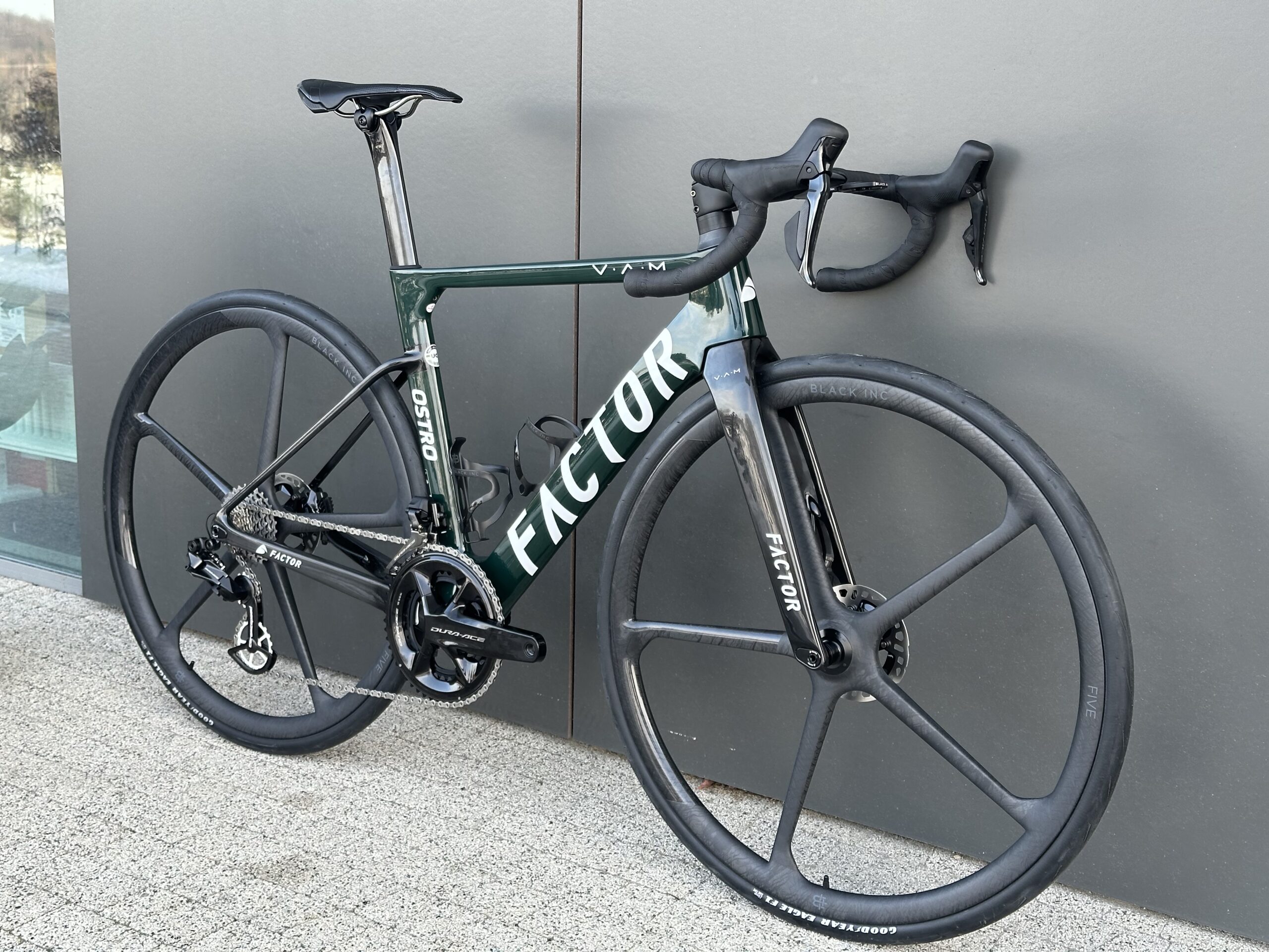FACTOR OSTRO V.A.M RACING GREEN 52 BLACK INC FIVE DURA ACE DI2 - obrazek 5