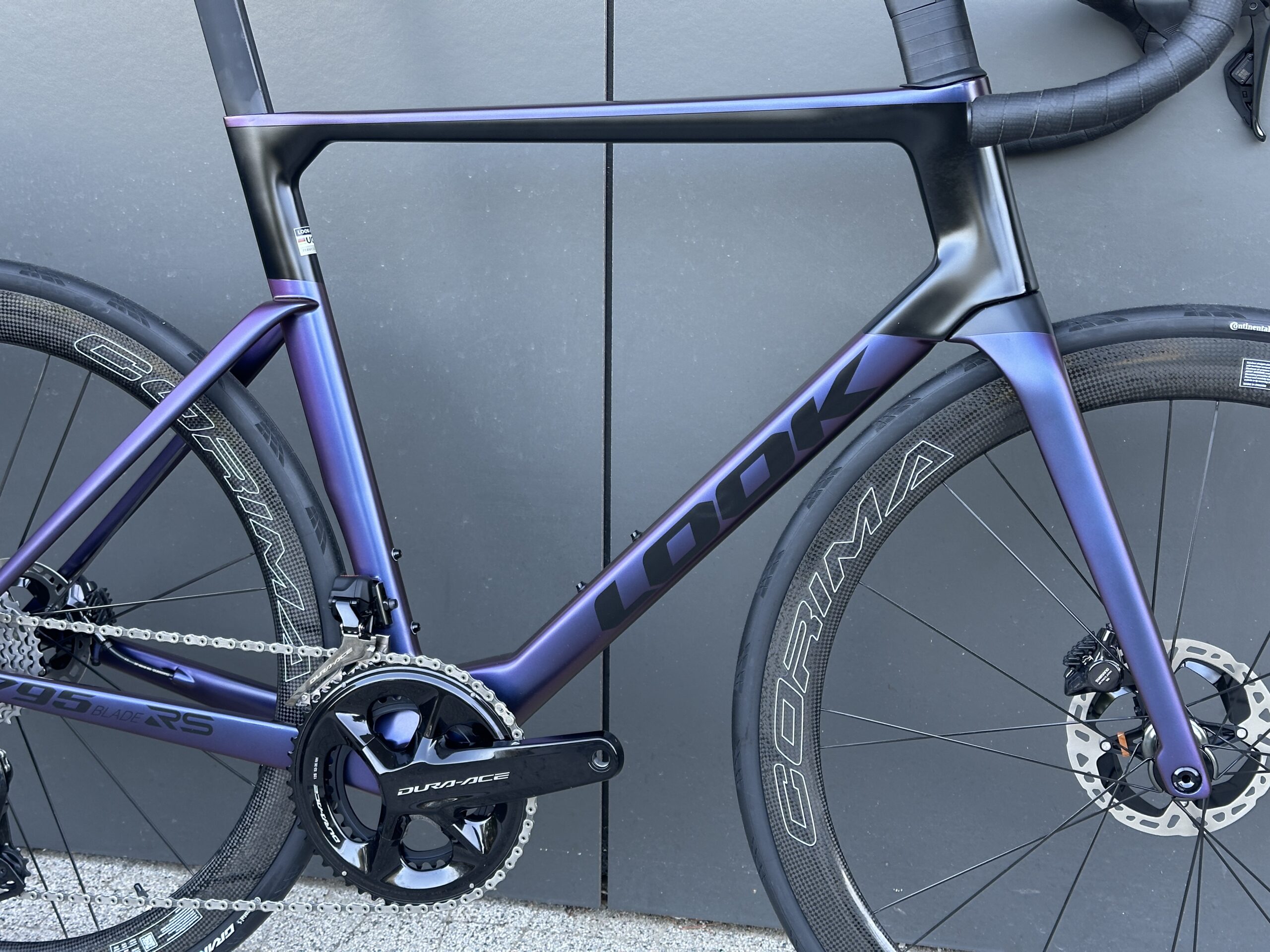 Bike Look 2024 795 Blade RS Thunder Blue Black Satin, Dura Ace Di2 Corima 47 WS EVO ROZ. L - obrazek 5
