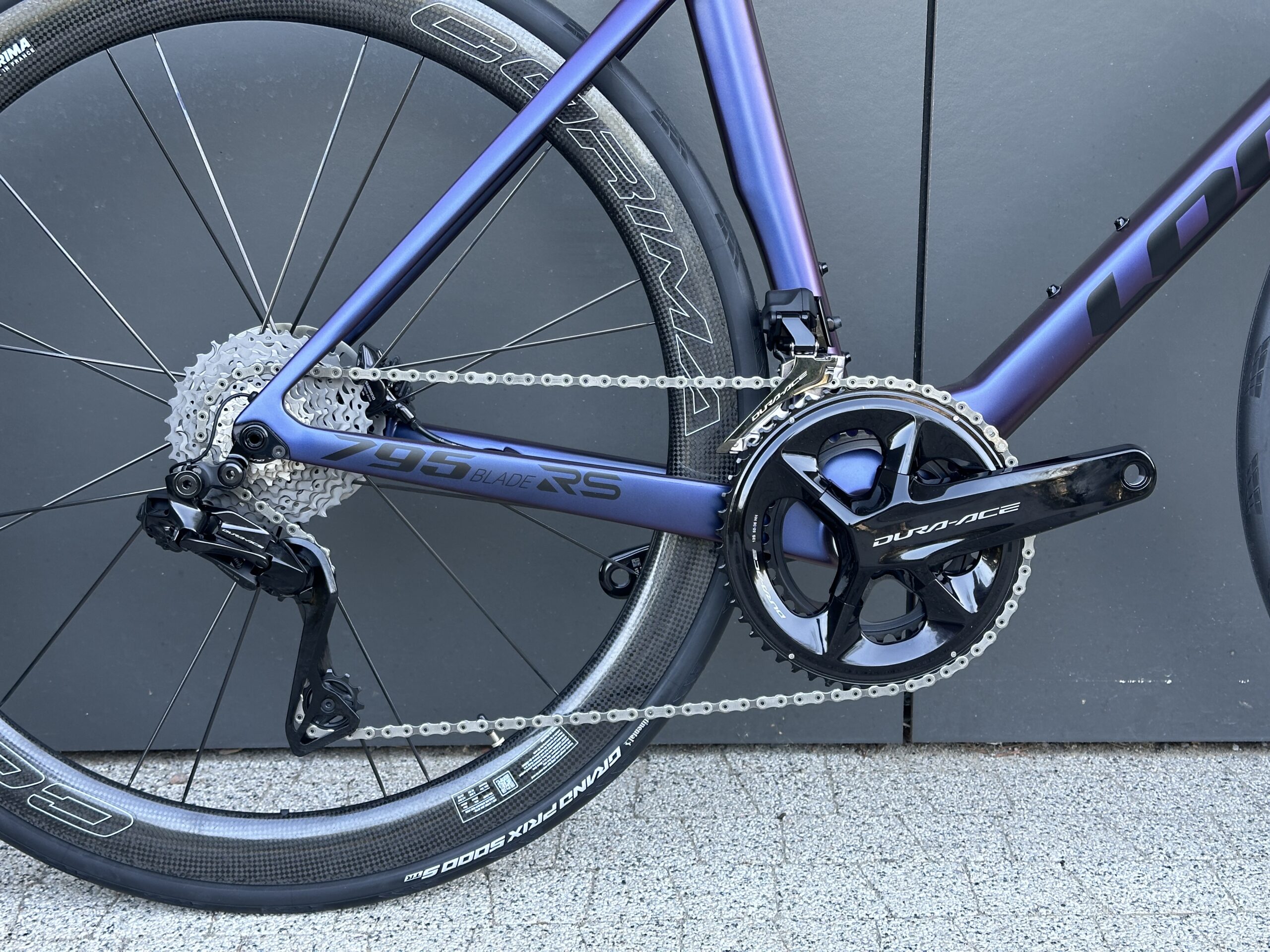 Bike Look 2024 795 Blade RS Thunder Blue Black Satin, Dura Ace Di2 Corima 47 WS EVO ROZ. L - obrazek 4