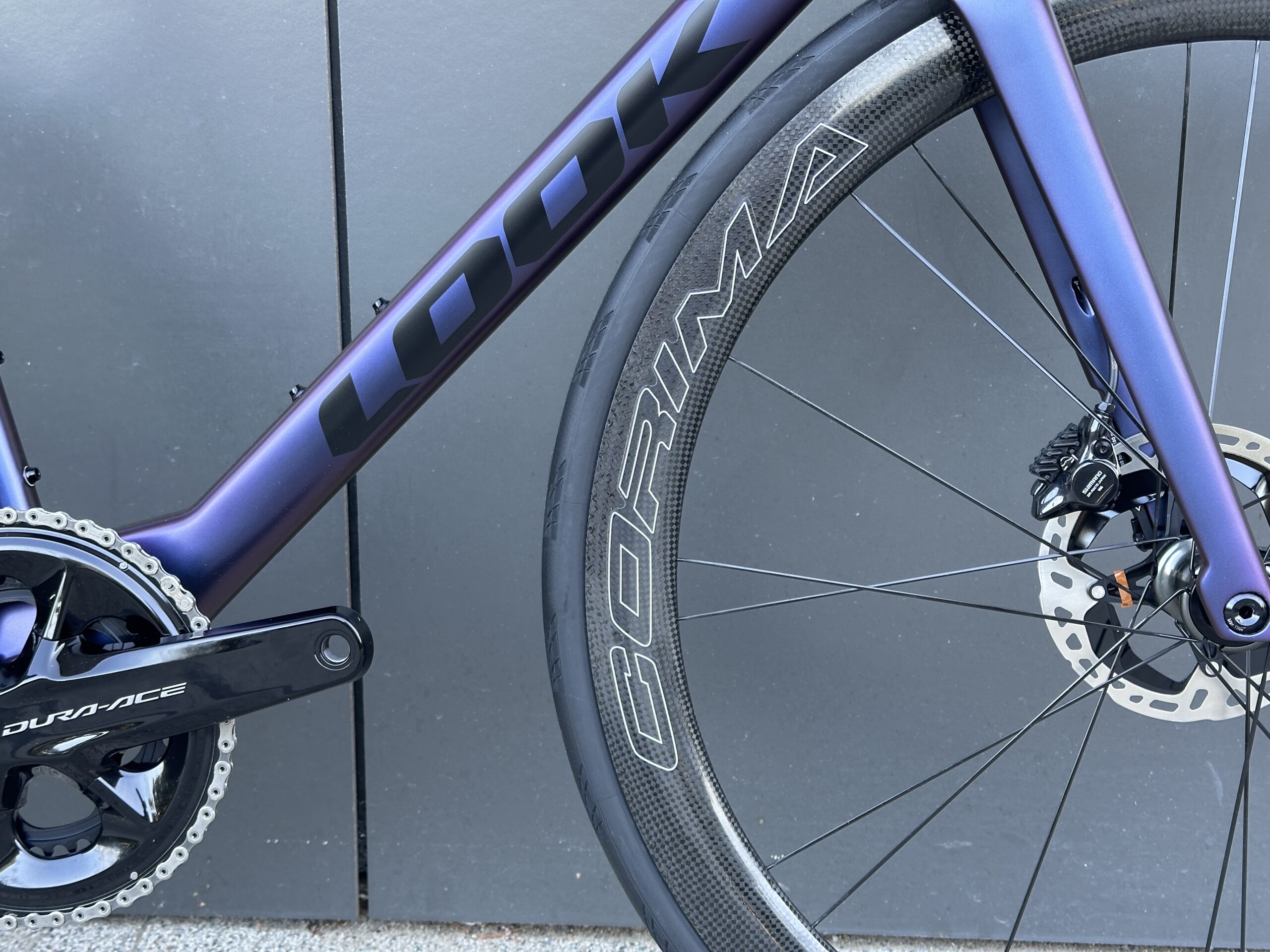 Bike Look 2024 795 Blade RS Thunder Blue Black Satin, Dura Ace Di2 Corima 47 WS EVO ROZ. L - obrazek 3