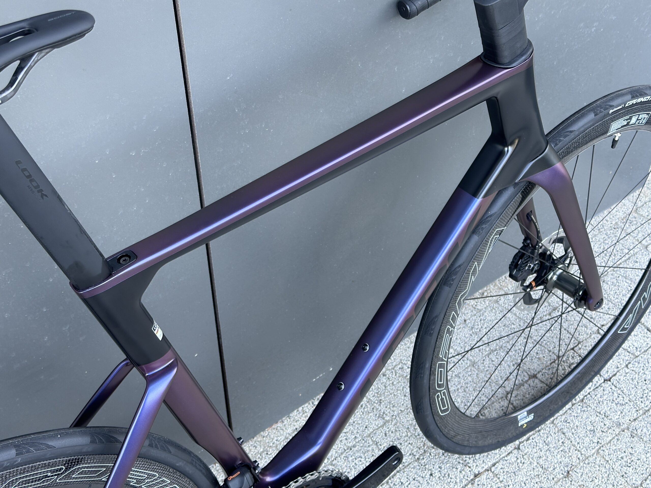 Bike Look 2024 795 Blade RS Thunder Blue Black Satin, Dura Ace Di2 Corima 47 WS EVO ROZ. L - obrazek 8