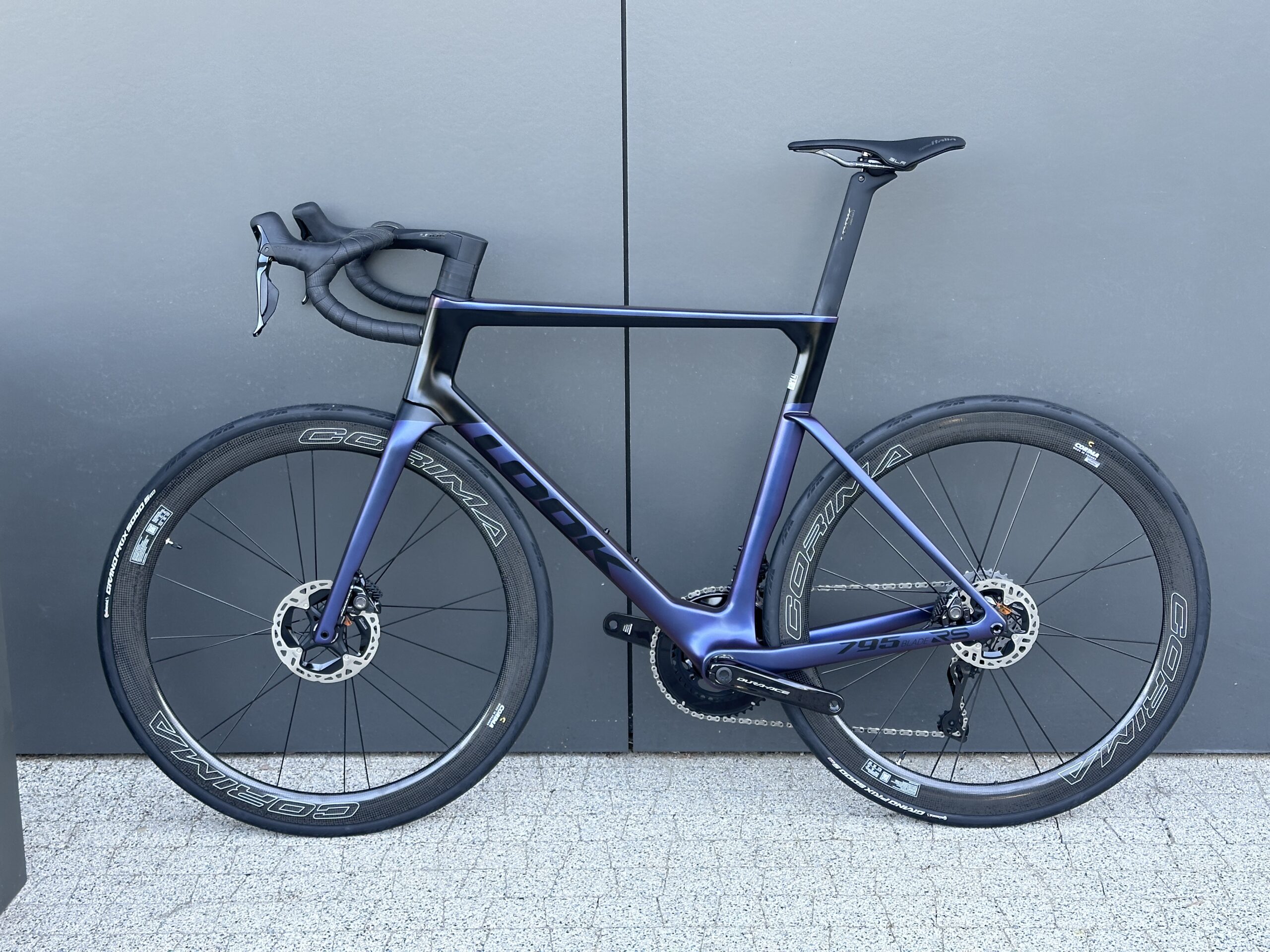 Bike Look 2024 795 Blade RS Thunder Blue Black Satin, Dura Ace Di2 Corima 47 WS EVO ROZ. L - obrazek 7