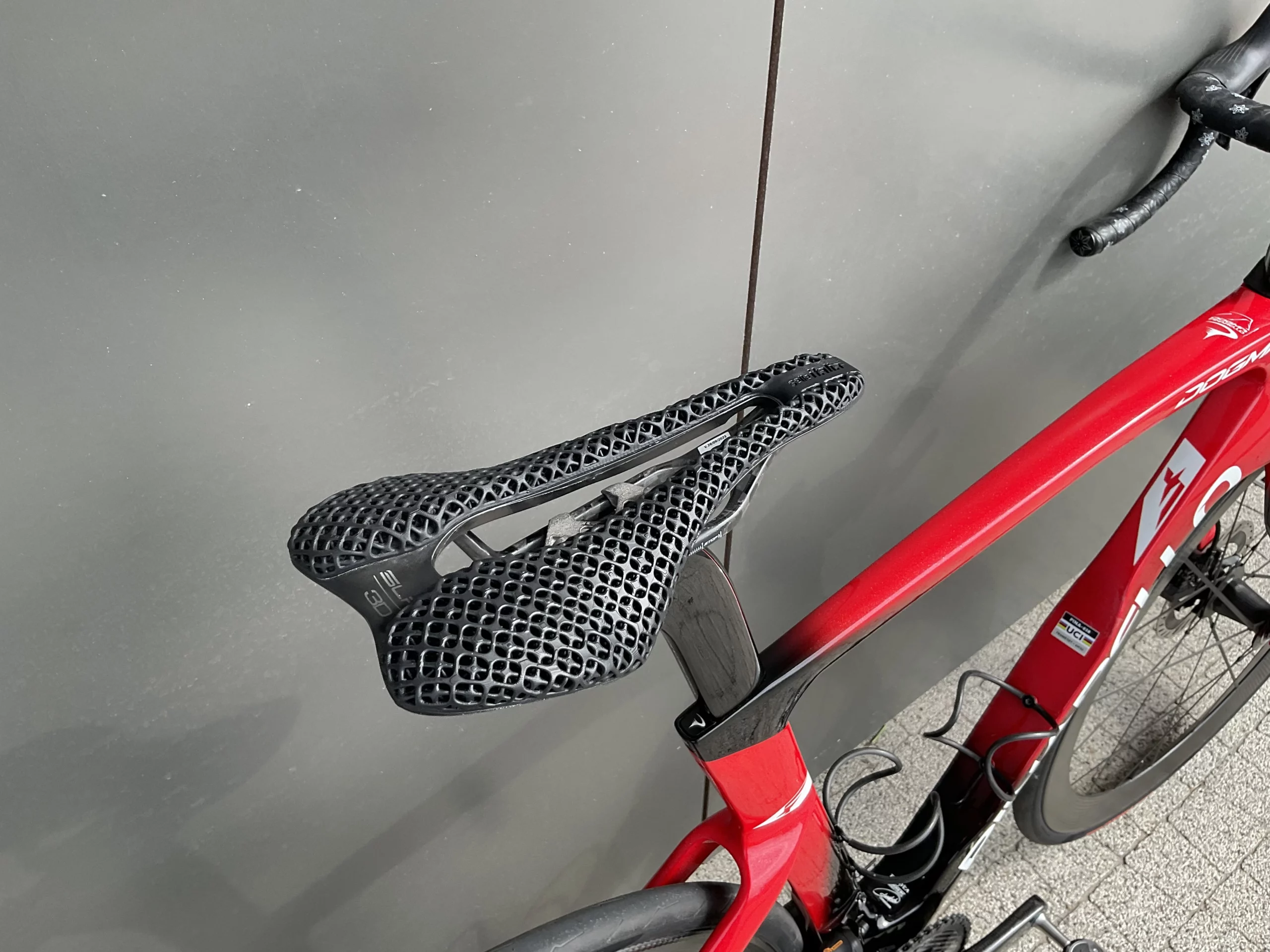 Pinarello Dogma F | Lightweight Obermayer | THM Clavicula | Dura Ace Di2 Disc | 54 M Sonic Red - obrazek 8