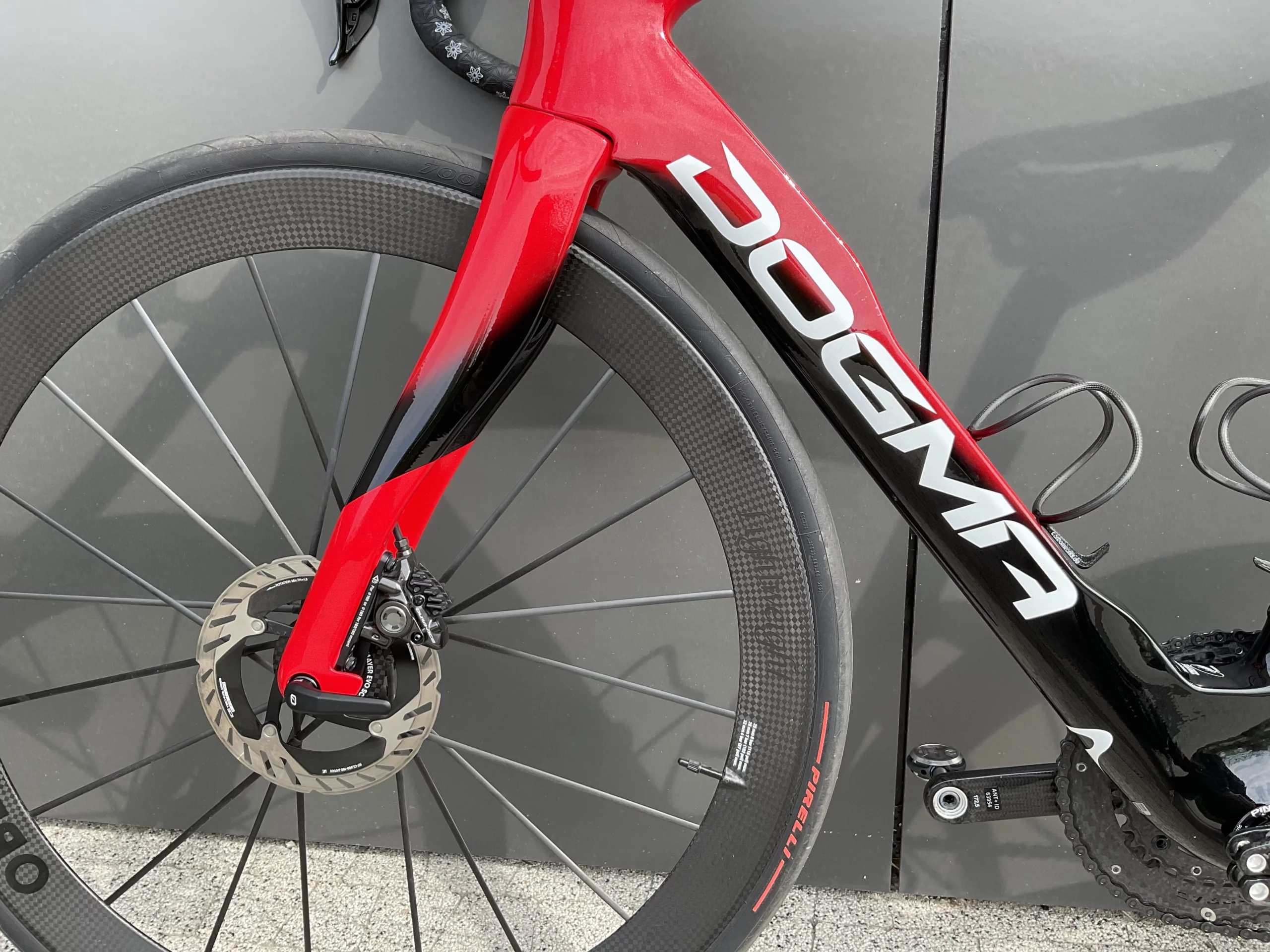 Pinarello Dogma F | Lightweight Obermayer | THM Clavicula | Dura Ace Di2 Disc | 54 M Sonic Red - obrazek 11