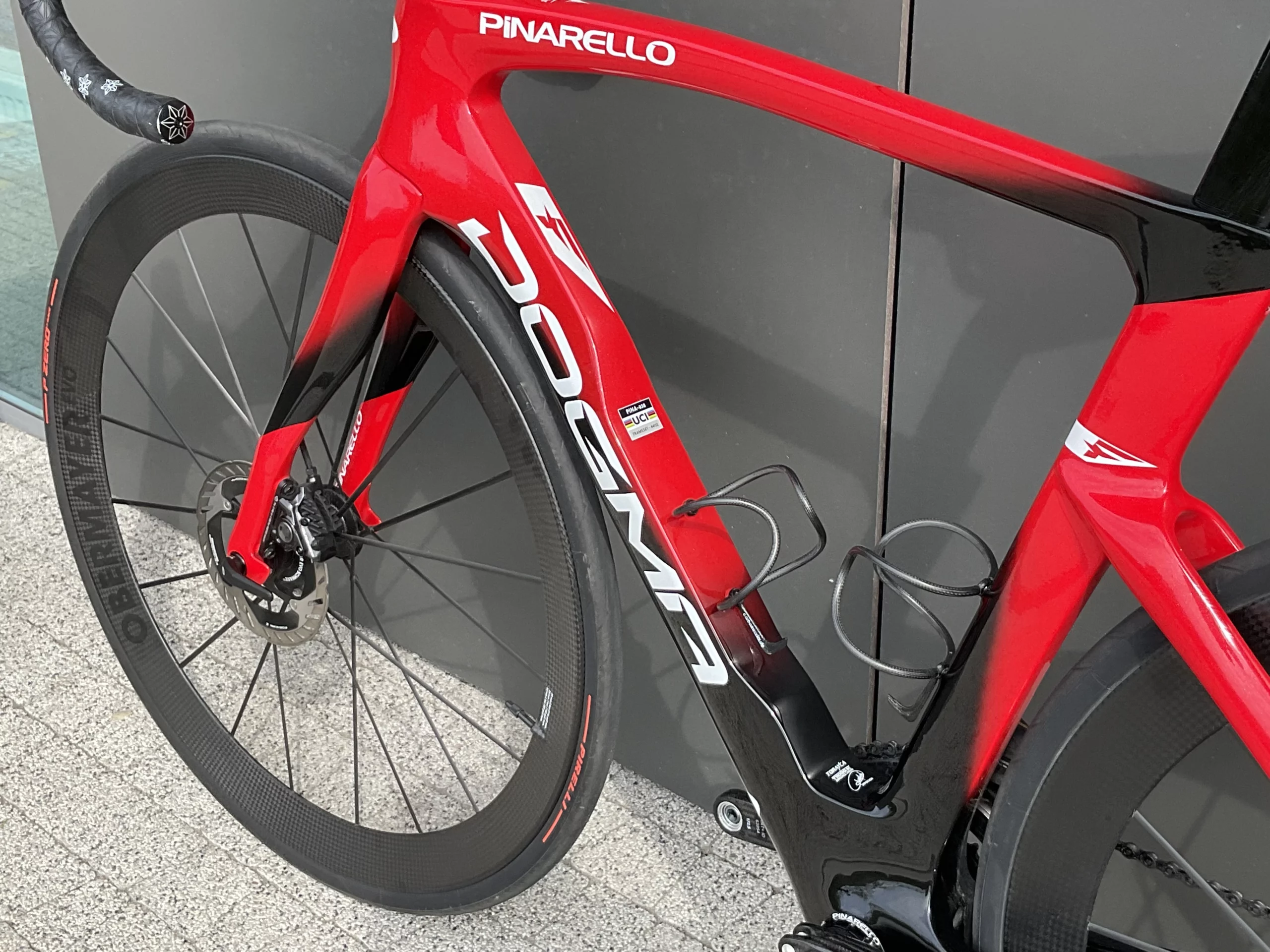 Pinarello Dogma F | Lightweight Obermayer | THM Clavicula | Dura Ace Di2 Disc | 54 M Sonic Red - obrazek 12