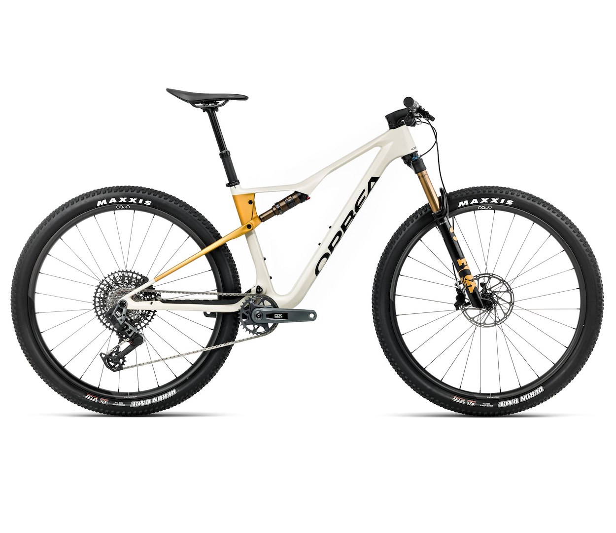 Orbea Oiz M10 AXS 2026 White-Yellow