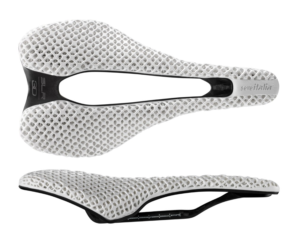 Siodło SELLE ITALIA SLR BOOST 3D WHITE KIT CARBONIO SUPERFLOW S , White Limited Edition, 166g