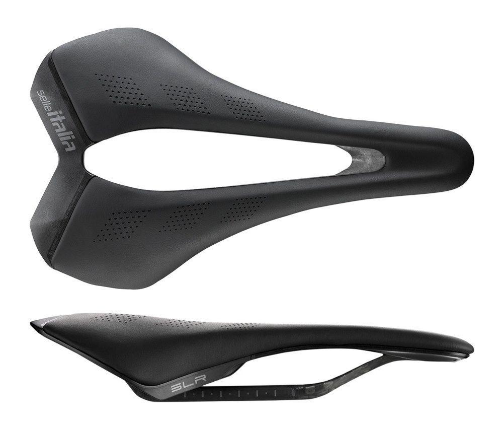 Siodło SELLE ITALIA SLR CARBON Pręty Carbon, Waga 118g (NEW 2026)