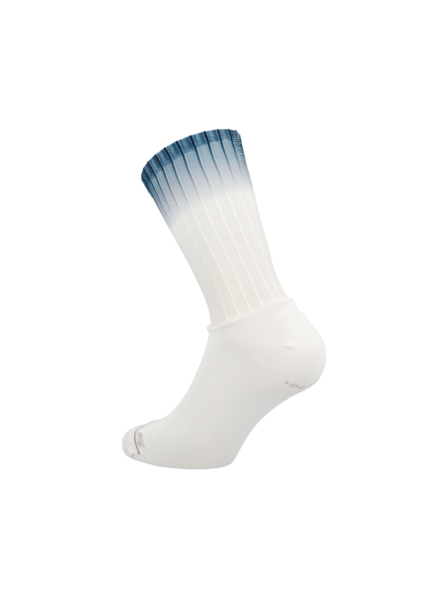 Q36.5 Aero Socks – aerodynamiczne skarpety kolarskie nowej generacji - FADE WHITE