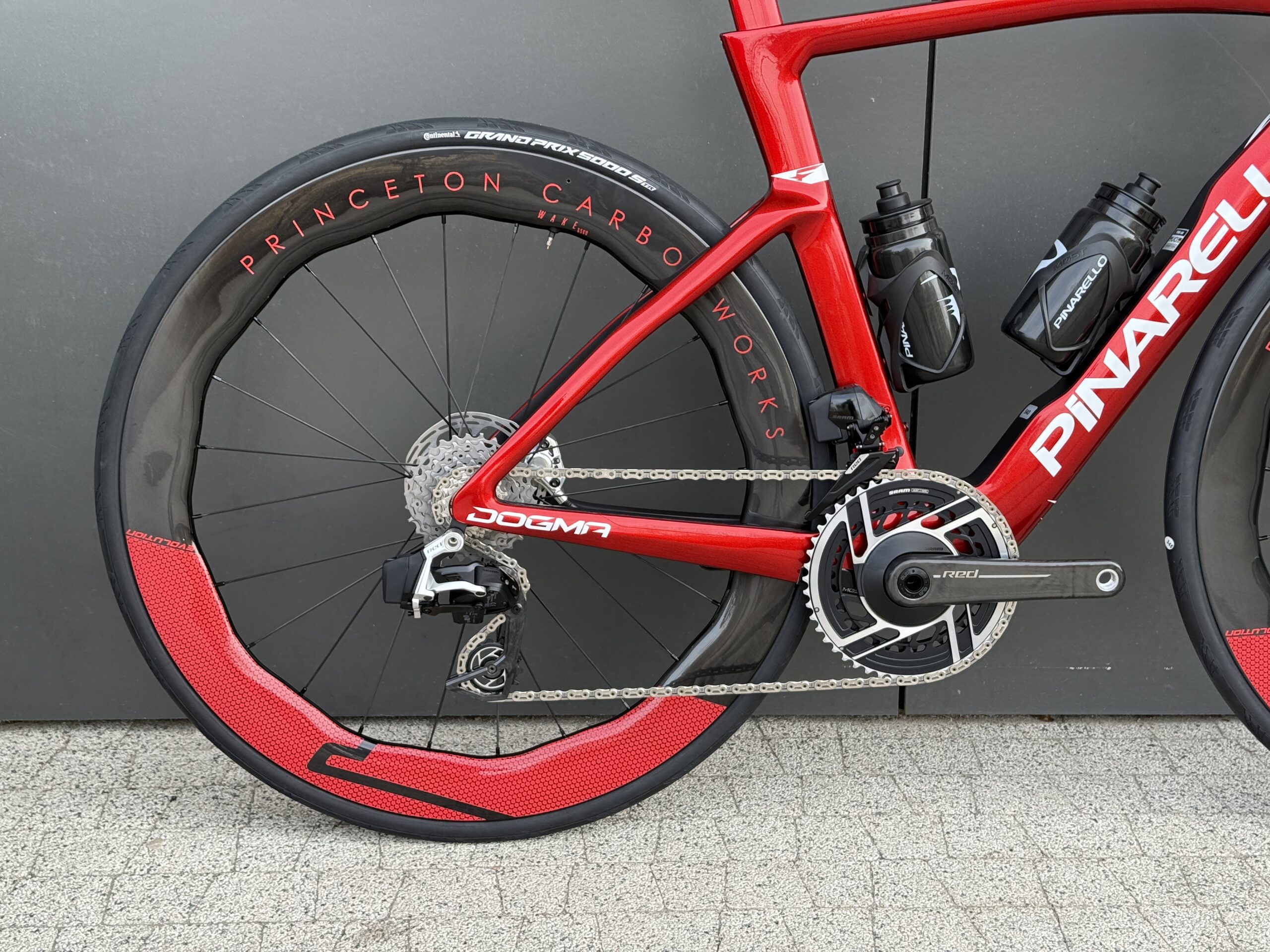 PINARELLO DOGMA F CUSTOM STARRY RED ROZ. 54 SRAM RED AXS PRINCETON CARBON WORKS WAKE 6560 - obrazek 5