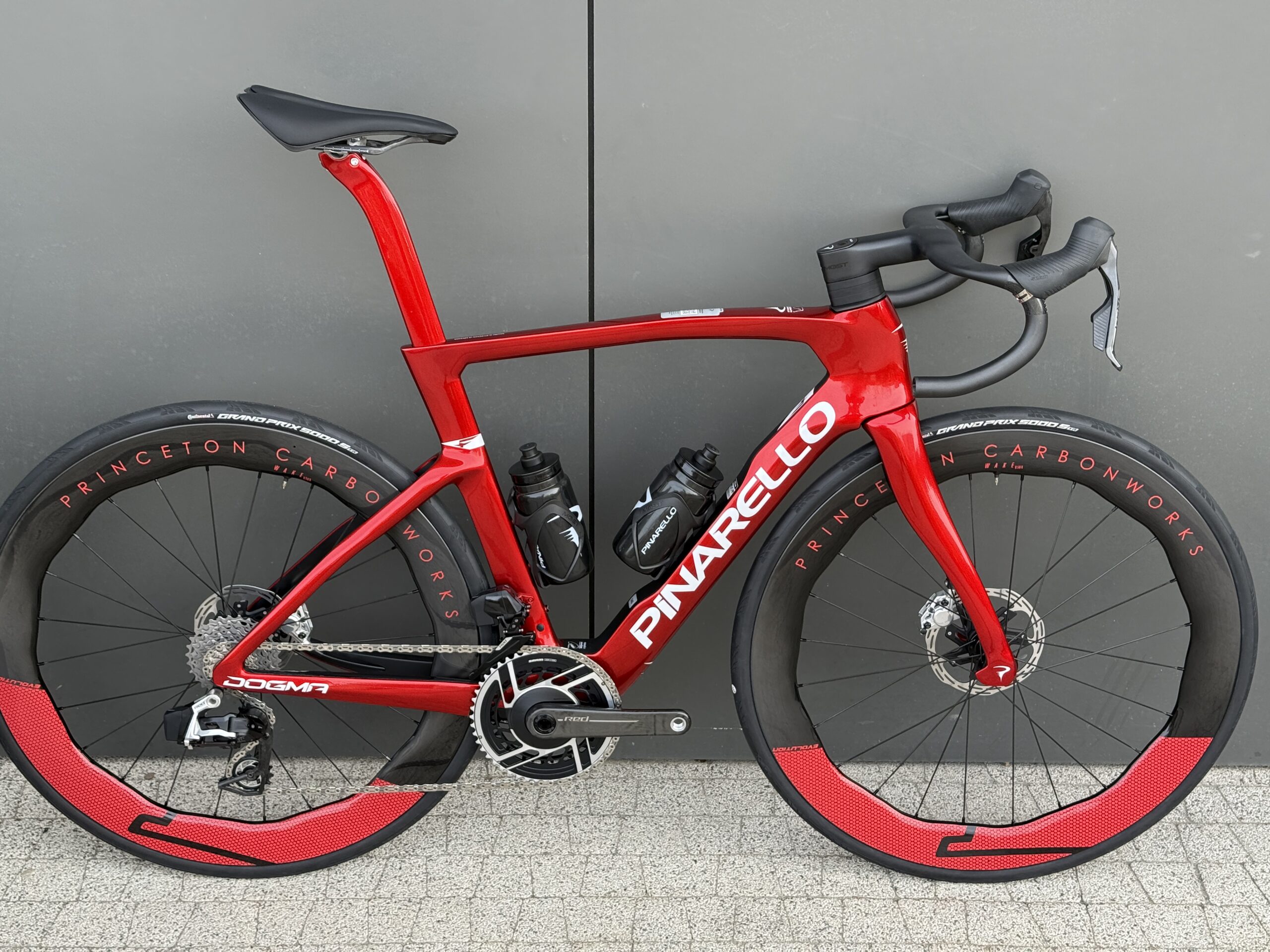 PINARELLO DOGMA F CUSTOM STARRY RED ROZ. 54 SRAM RED AXS PRINCETON CARBON WORKS WAKE 6560 - obrazek 6