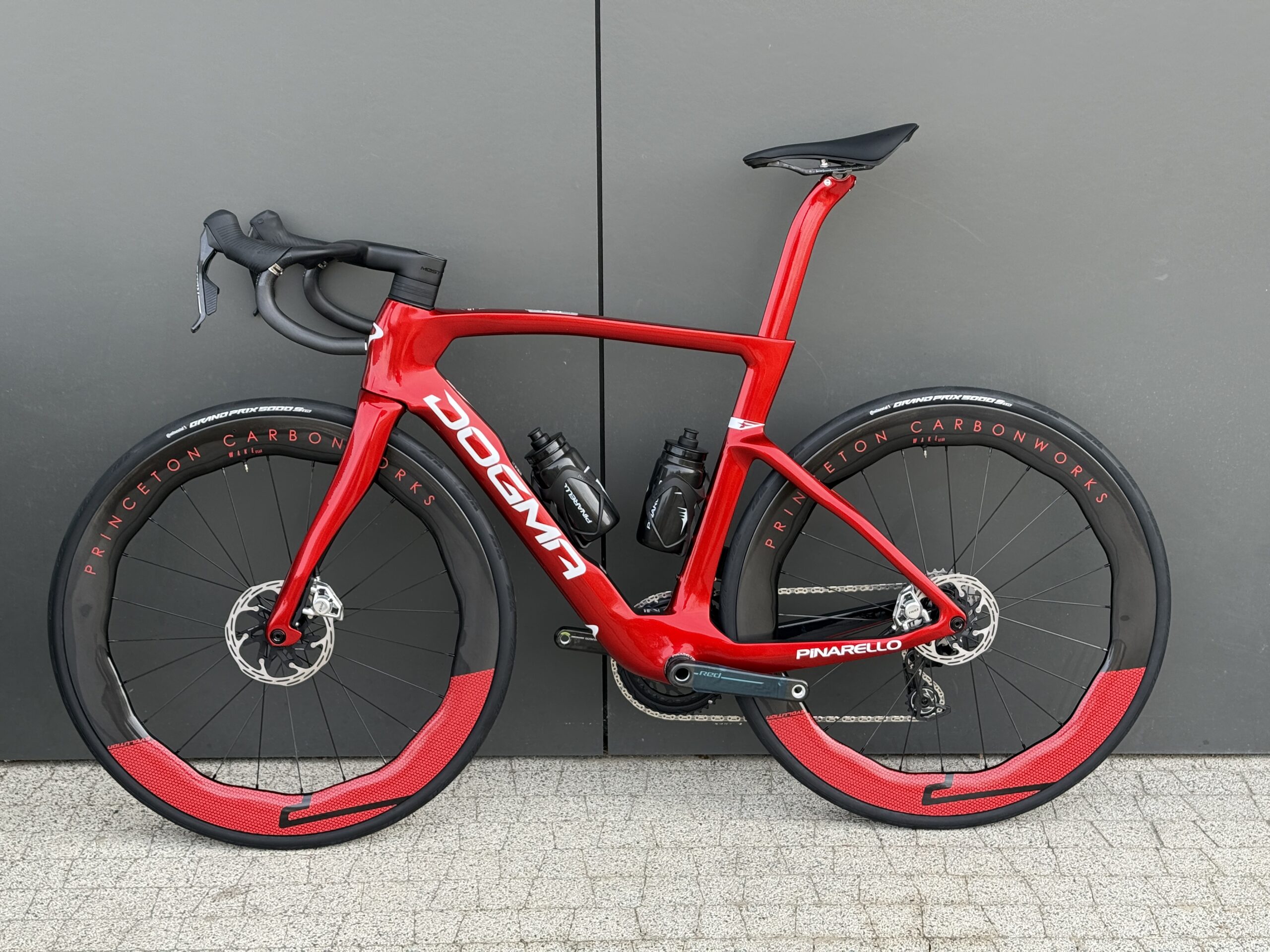 PINARELLO DOGMA F CUSTOM STARRY RED ROZ. 54 SRAM RED AXS PRINCETON CARBON WORKS WAKE 6560 - obrazek 11